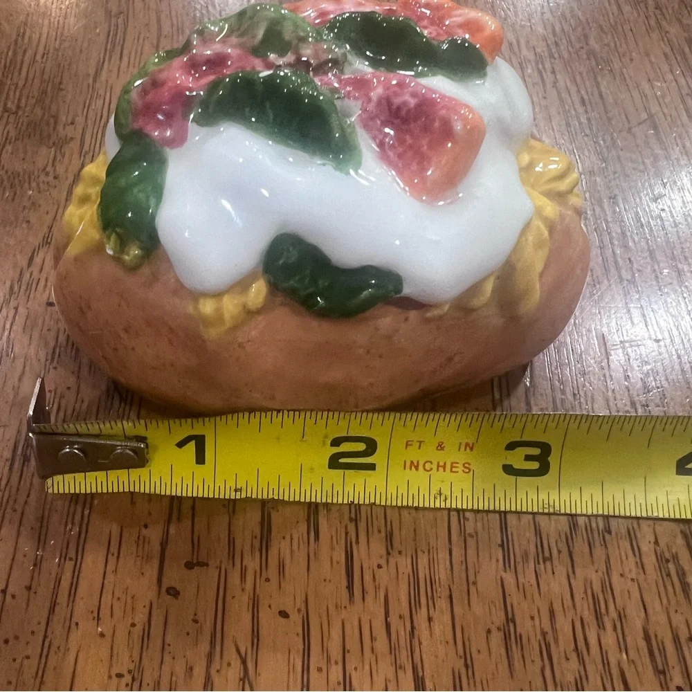 Ceramic Steak, Baked Potato, and Ice Cream Scoop Salt and Pepper Set